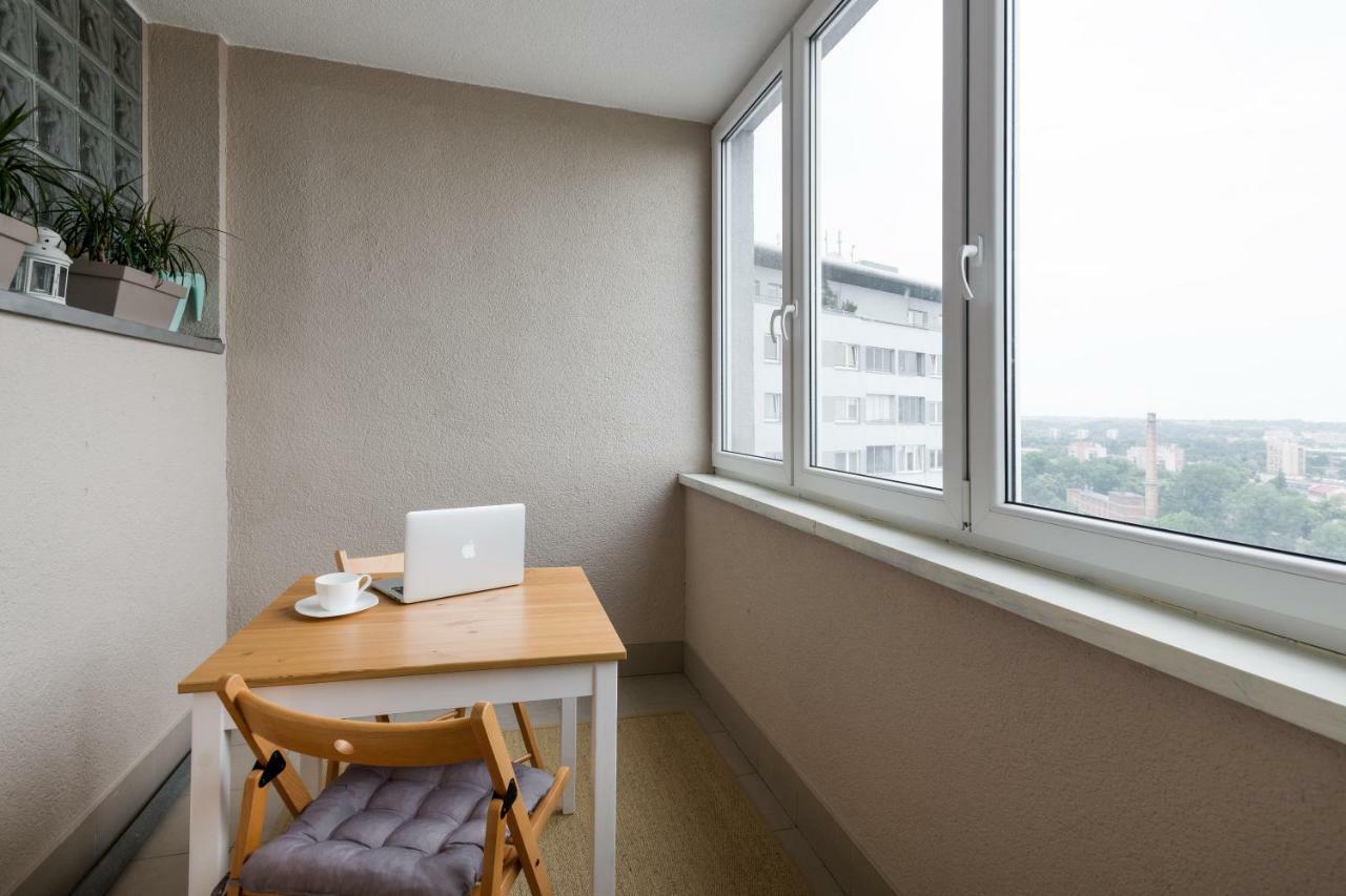 Sunny 1 Room Apartment With The View Over Cracow Krakov Exteriér fotografie